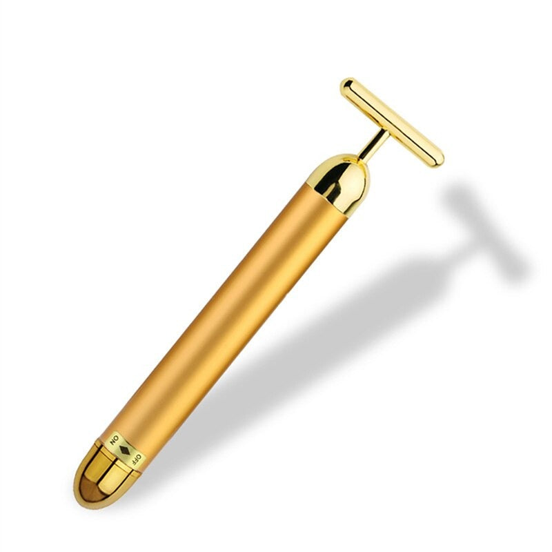 24K Gold T Beauty Bar Facial Roller Massager